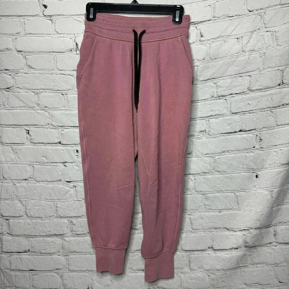 Public Rec Women’s Mauve Luxe Fleece Jogger Sweatpants size 24/24